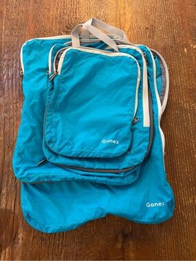 Gonex Travel Packing Cube Set — Bright Turquoise